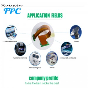 Ruiyien PCB, module de caméra fpc FPC Polyimide Film Application électronique FPC Circuit imprimé flexible